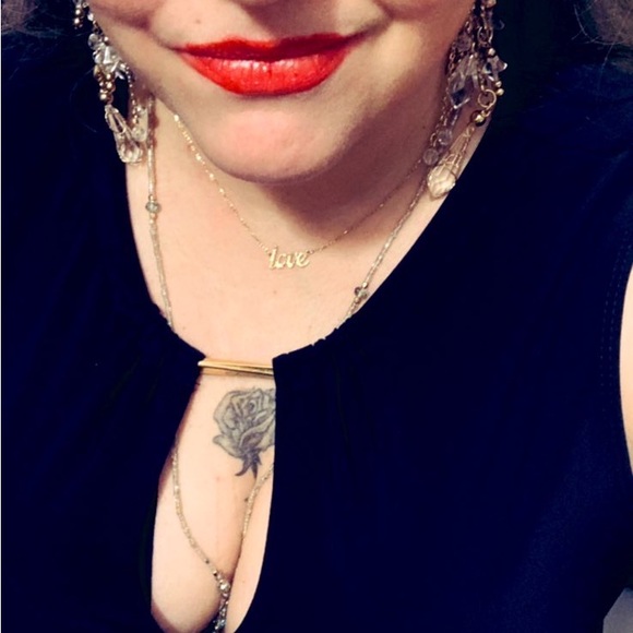 This Navy Joseph Ribkoff dress is everything. Universally flatteringly bias cut! - Picture 6 of 8